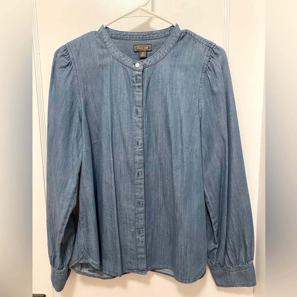 Point Sur JCrew Chambray Blouse